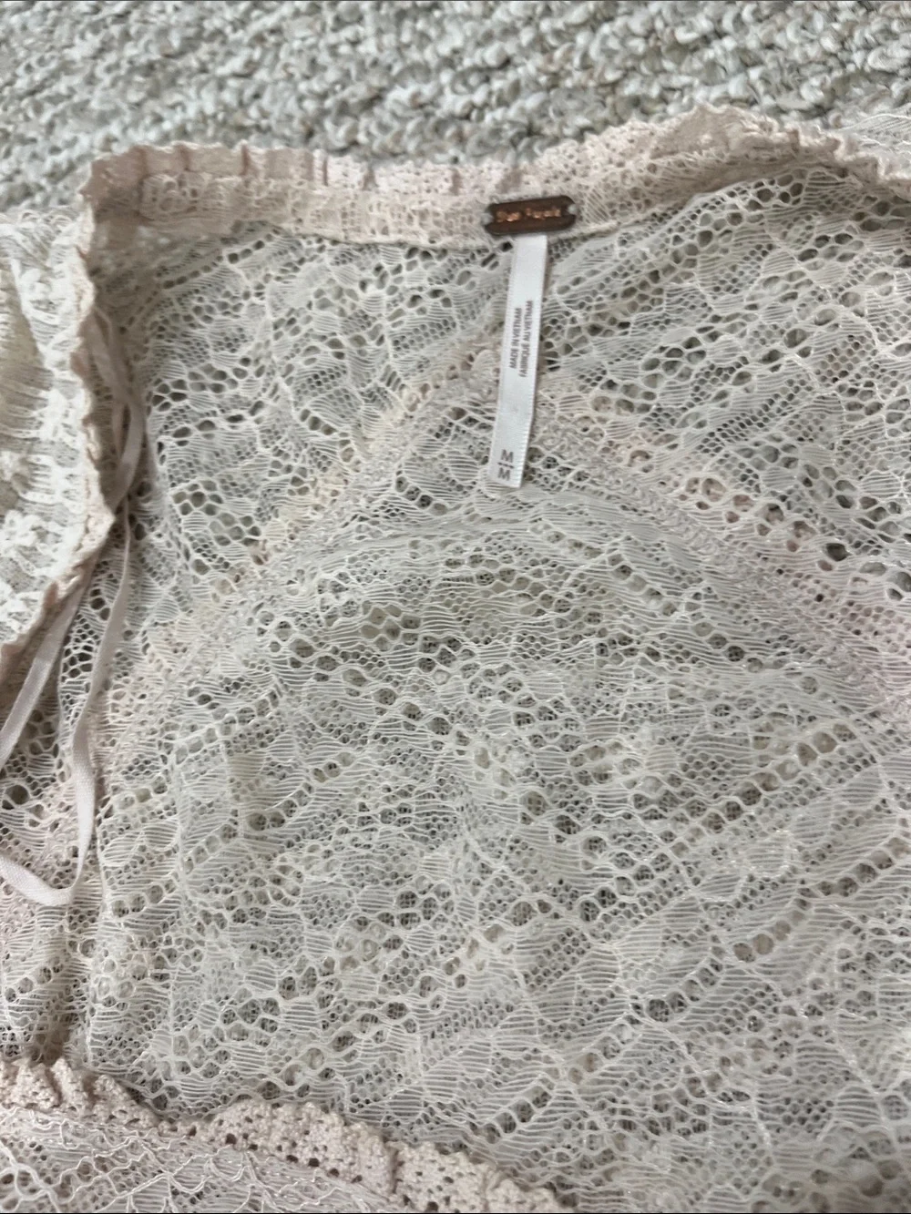 Free people women’s lace top